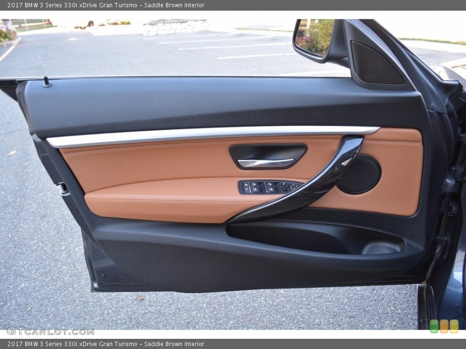 Saddle Brown Interior Door Panel for the 2017 BMW 3 Series 330i xDrive Gran Turismo #123598343