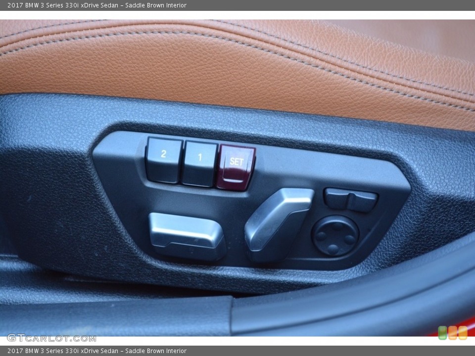 Saddle Brown Interior Controls for the 2017 BMW 3 Series 330i xDrive Sedan #123599423