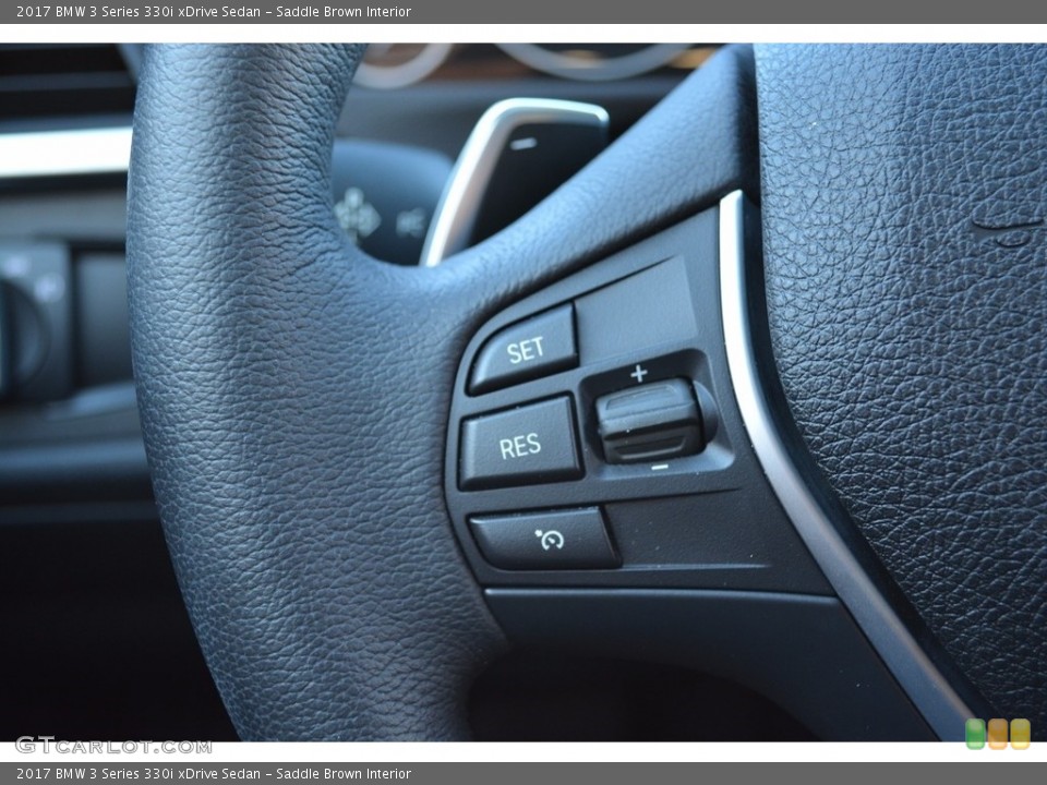 Saddle Brown Interior Controls for the 2017 BMW 3 Series 330i xDrive Sedan #123599603