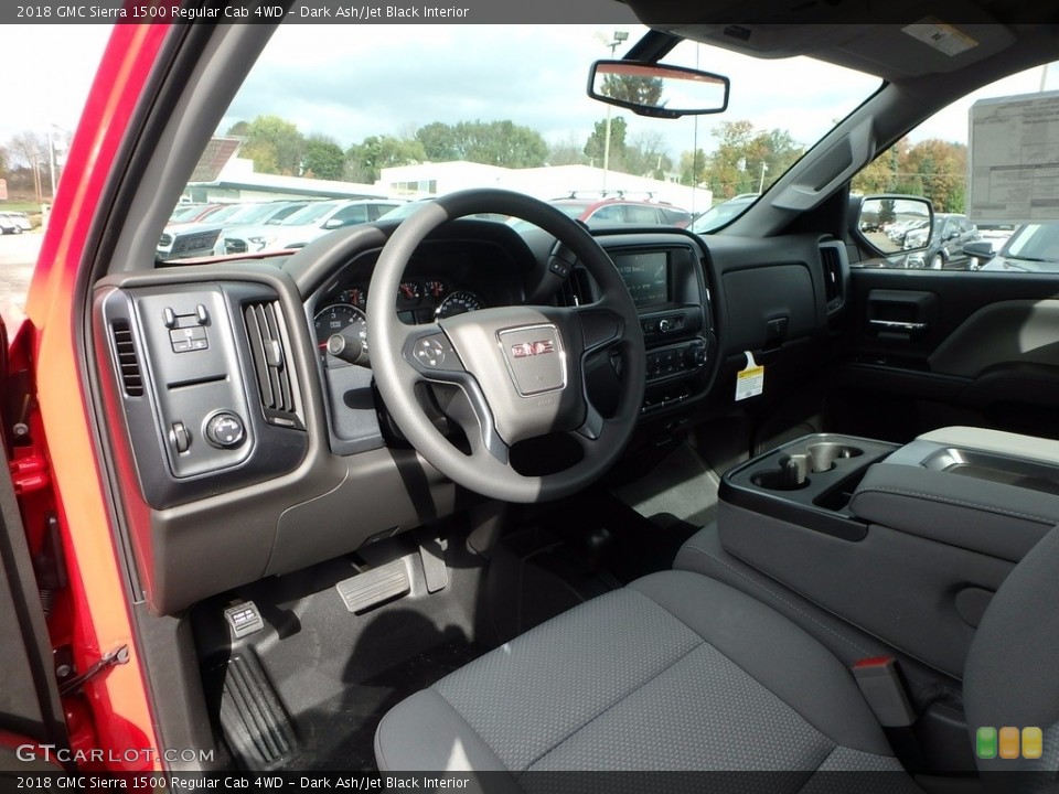 Dark Ash/Jet Black Interior Front Seat for the 2018 GMC Sierra 1500 Regular Cab 4WD #123600980