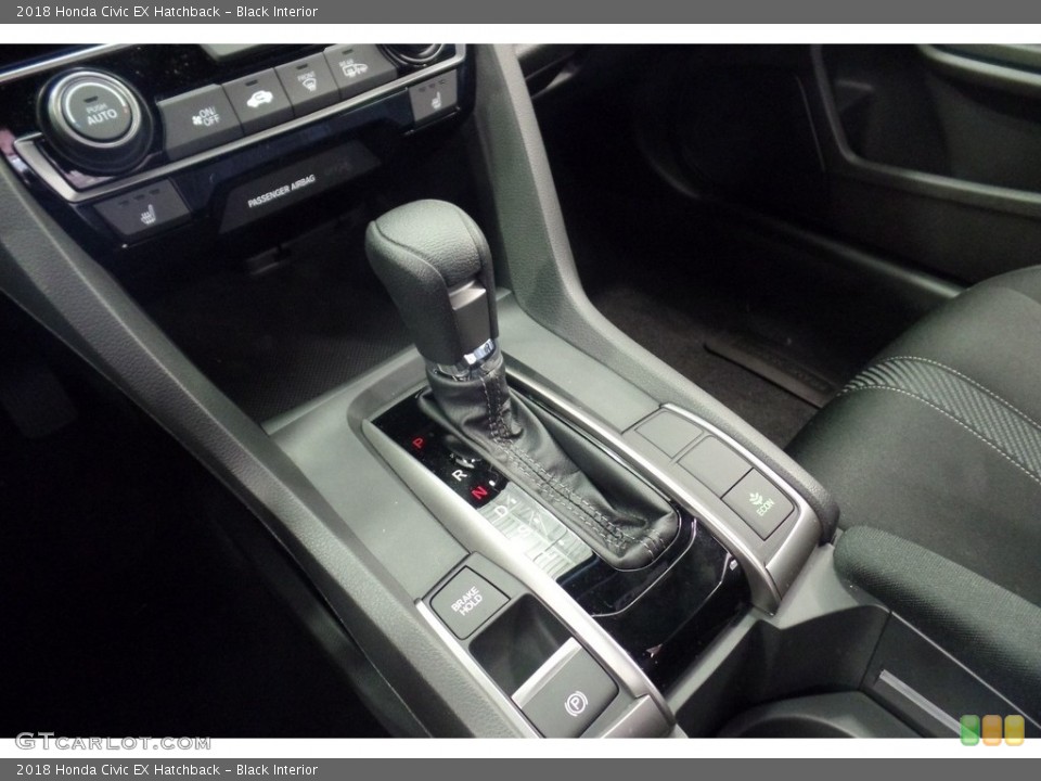Black Interior Transmission for the 2018 Honda Civic EX Hatchback #123602486