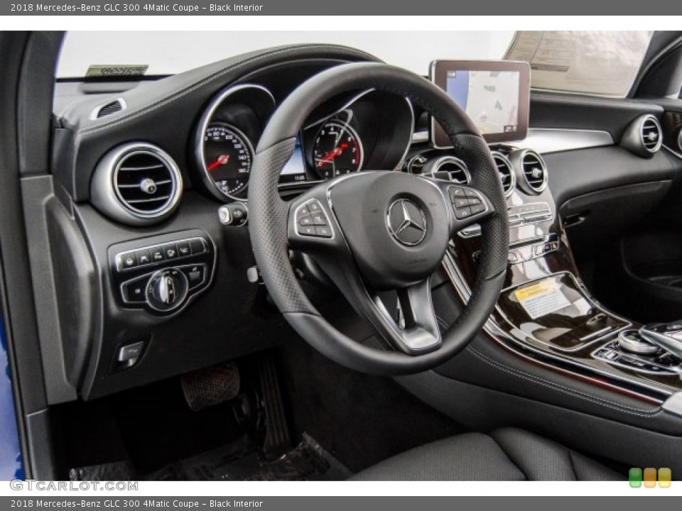 Black Interior Dashboard for the 2018 Mercedes-Benz GLC 300 4Matic Coupe #123611474