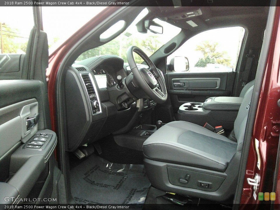 Black/Diesel Gray Interior Photo for the 2018 Ram 2500 Power Wagon Crew Cab 4x4 #123632372