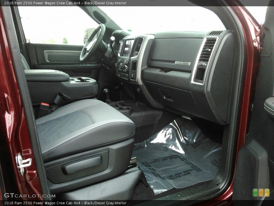 Black/Diesel Gray Interior Dashboard for the 2018 Ram 2500 Power Wagon Crew Cab 4x4 #123632887