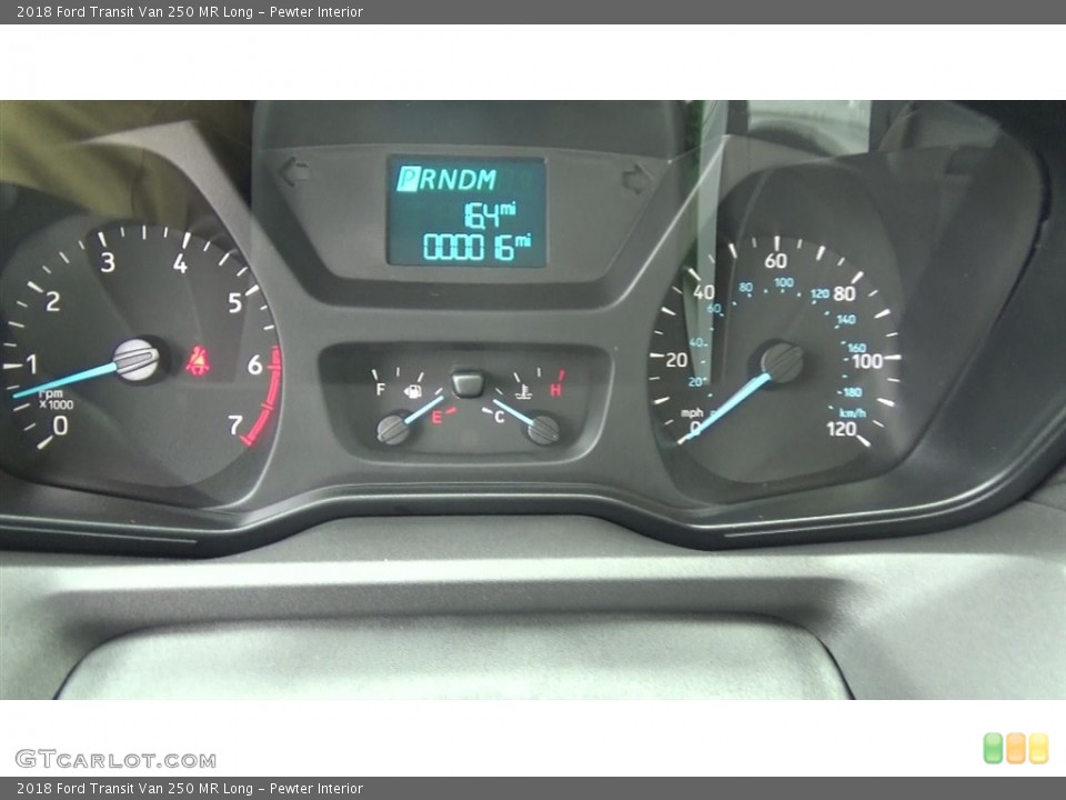 Pewter Interior Gauges for the 2018 Ford Transit Van 250 MR Long #123633112