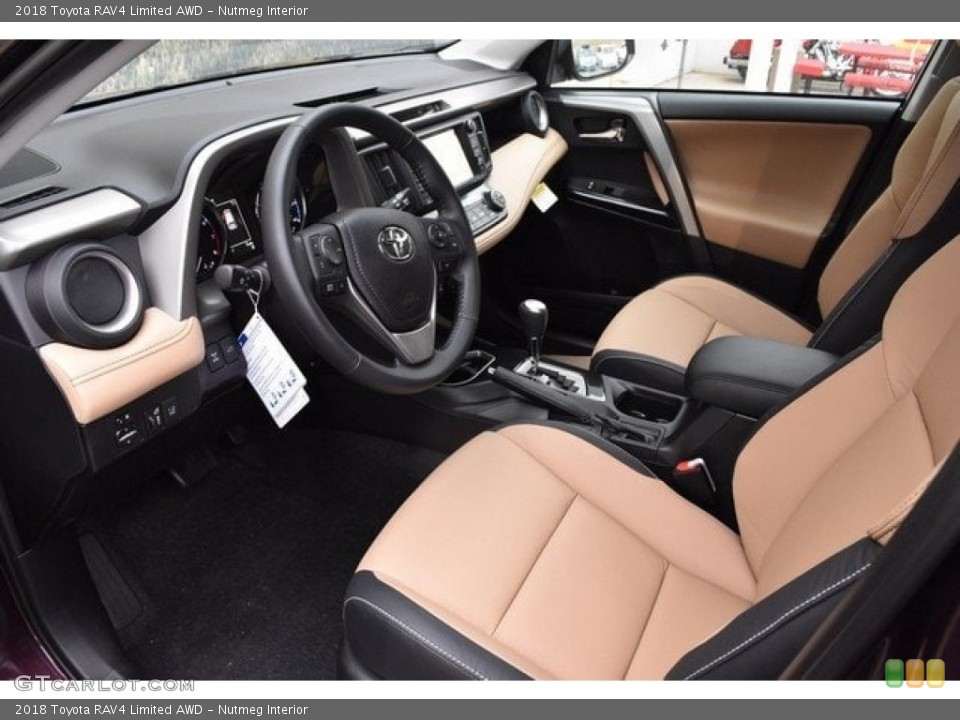 Nutmeg Interior Photo for the 2018 Toyota RAV4 Limited AWD #123651484