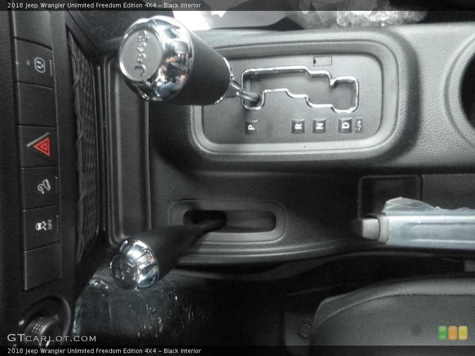 Black Interior Transmission for the 2018 Jeep Wrangler Unlimited Freedom Edition 4X4 #123651685