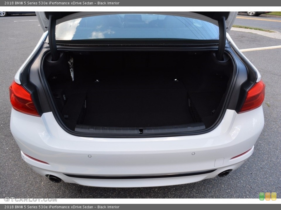 Black Interior Trunk for the 2018 BMW 5 Series 530e iPerfomance xDrive Sedan #123651898