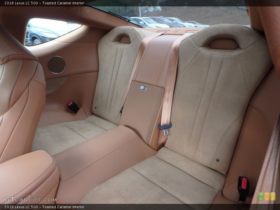 Toasted Caramel Interior Rear Seat for the 2018 Lexus LC 500 #123653785