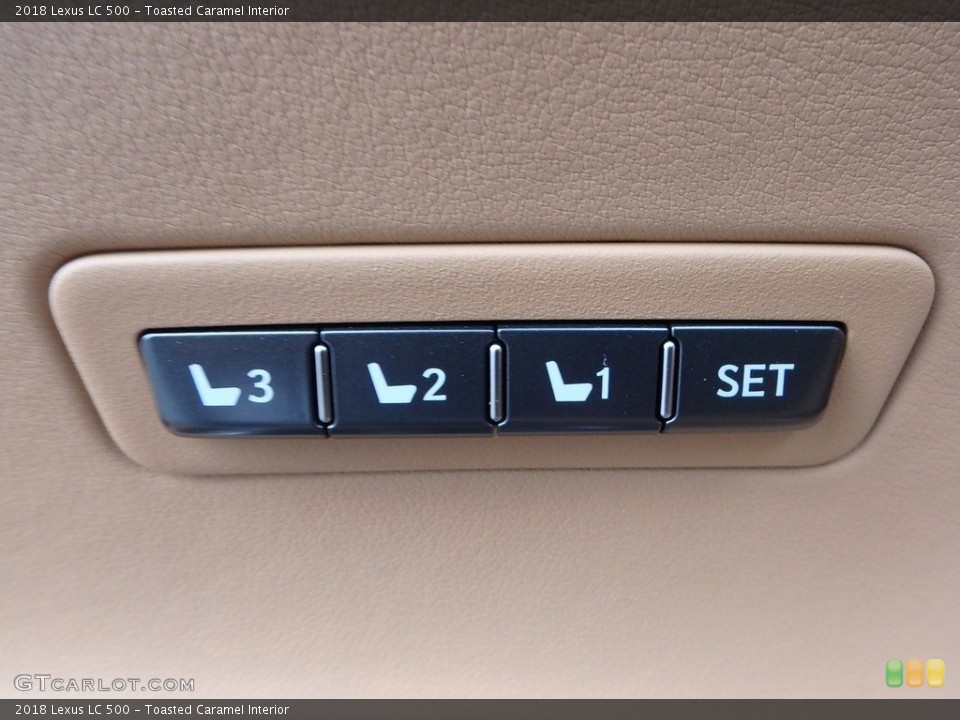 Toasted Caramel Interior Controls for the 2018 Lexus LC 500 #123653866