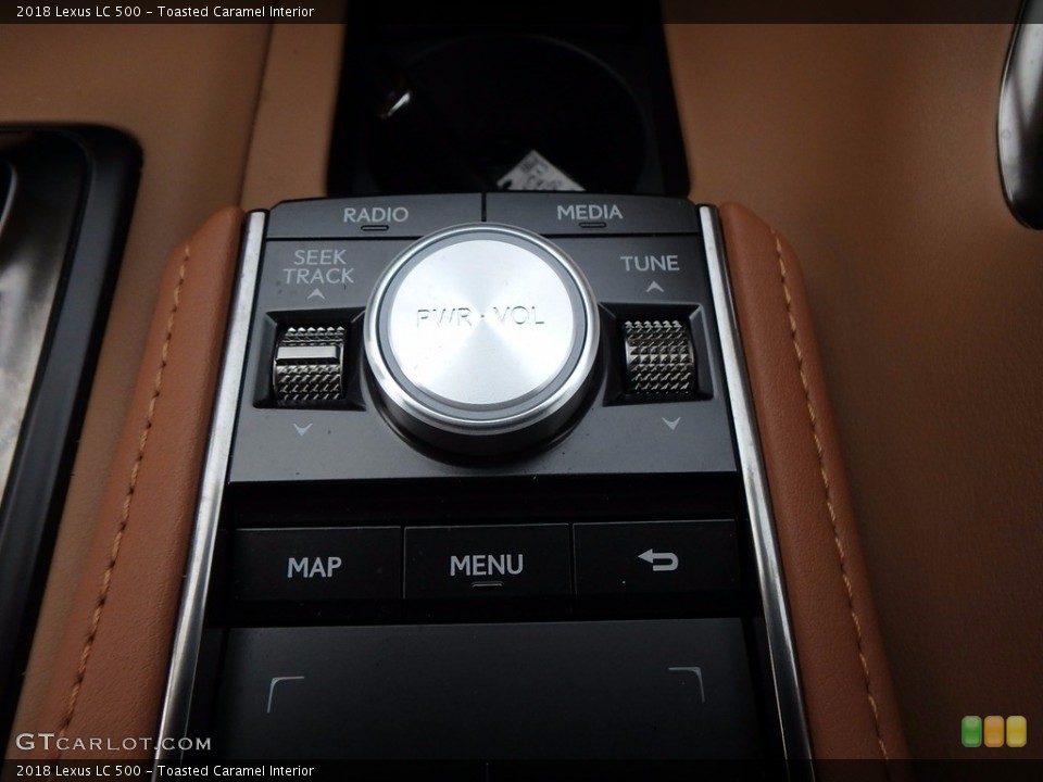 Toasted Caramel Interior Controls for the 2018 Lexus LC 500 #123653975