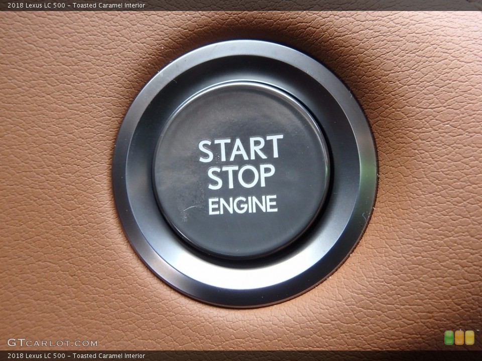 Toasted Caramel Interior Controls for the 2018 Lexus LC 500 #123654025