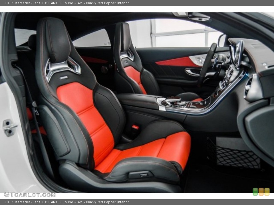 AMG Black/Red Pepper Interior Photo for the 2017 Mercedes-Benz C 63 AMG S Coupe #123658033