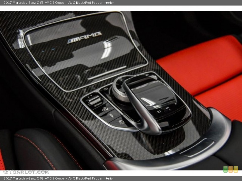 AMG Black/Red Pepper Interior Controls for the 2017 Mercedes-Benz C 63 AMG S Coupe #123658207