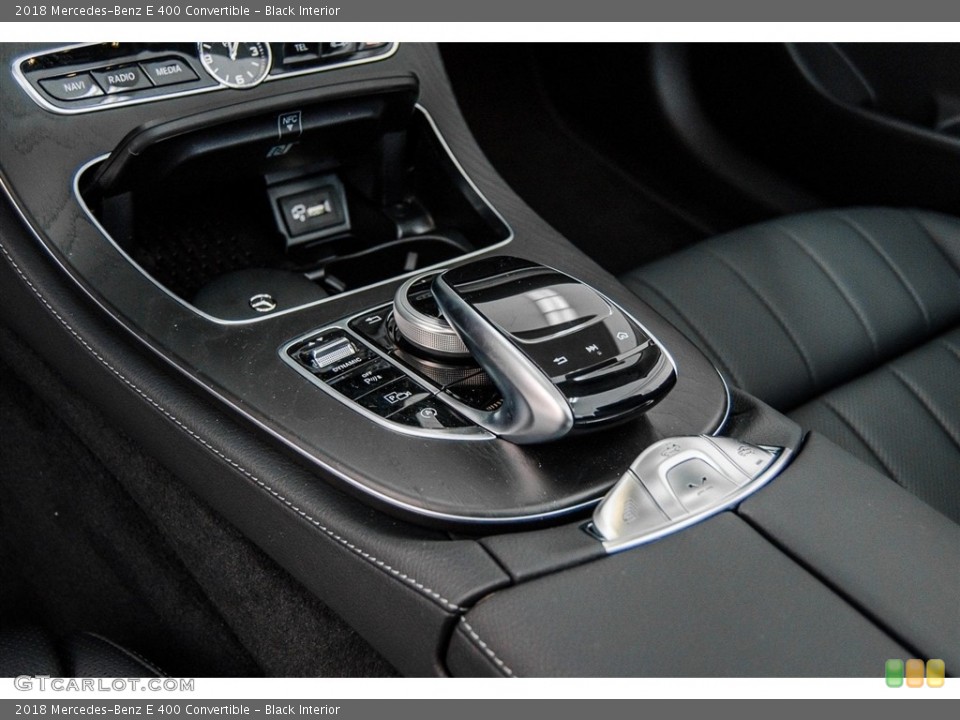 Black Interior Controls for the 2018 Mercedes-Benz E 400 Convertible #123663466