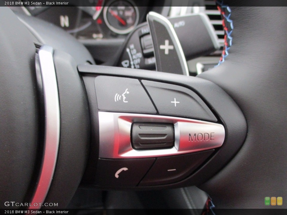 Black Interior Controls for the 2018 BMW M3 Sedan #123669176