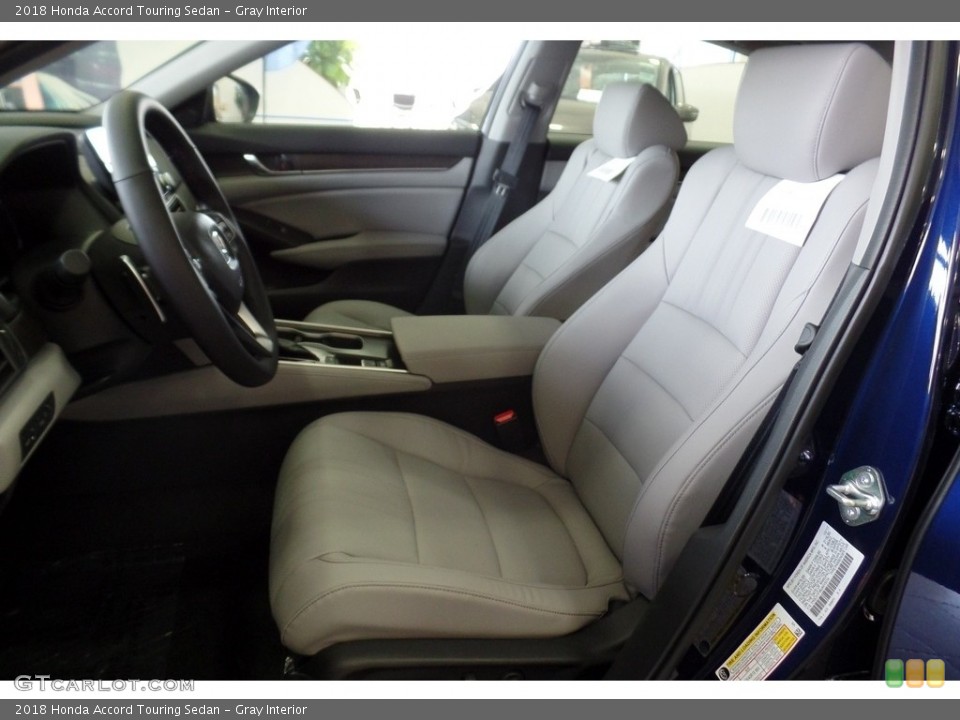 Gray Interior Front Seat for the 2018 Honda Accord Touring Sedan #123669728