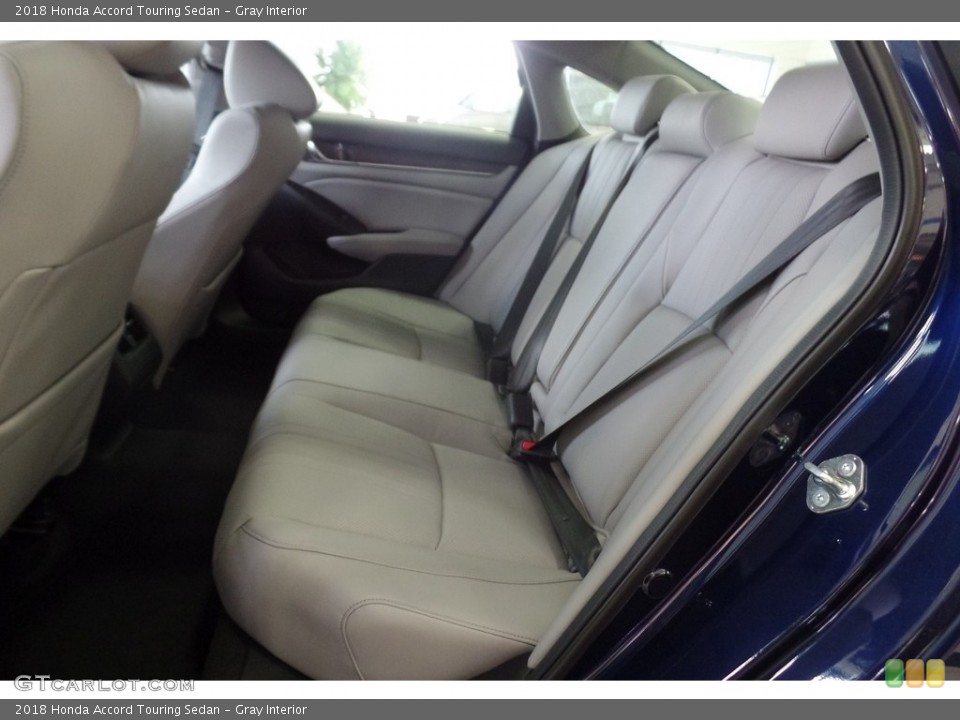 Gray Interior Rear Seat for the 2018 Honda Accord Touring Sedan #123669749