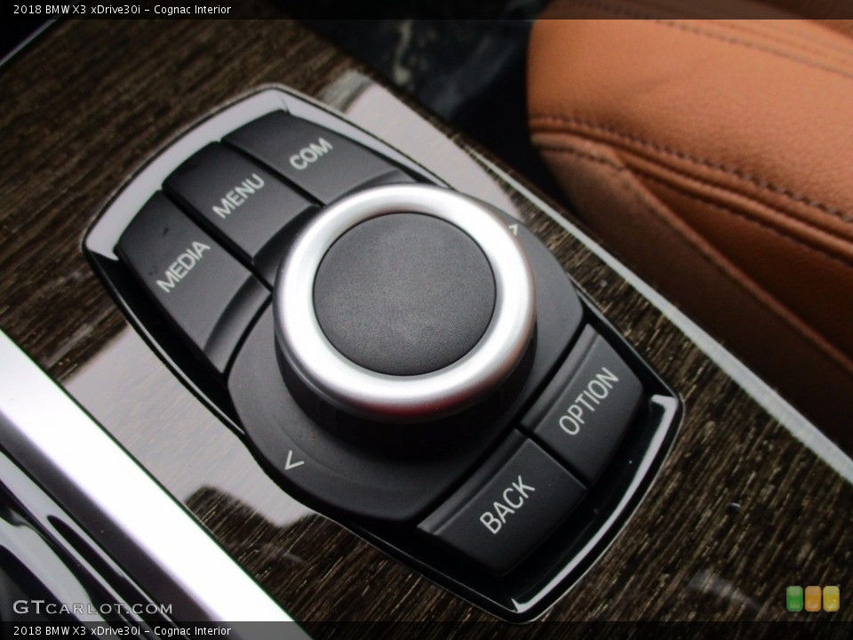 Cognac Interior Controls for the 2018 BMW X3 xDrive30i #123669782