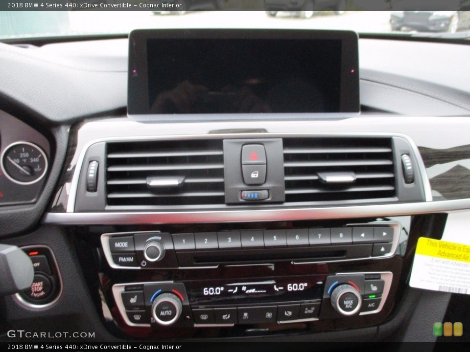 Cognac Interior Controls for the 2018 BMW 4 Series 440i xDrive Convertible #123671420