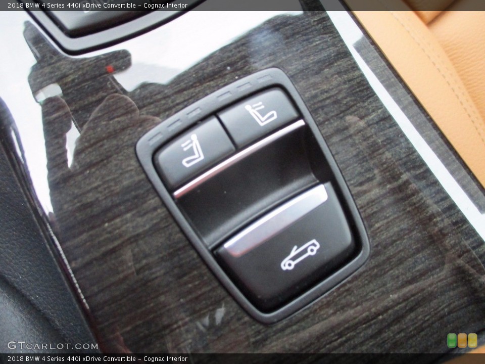 Cognac Interior Controls for the 2018 BMW 4 Series 440i xDrive Convertible #123671447