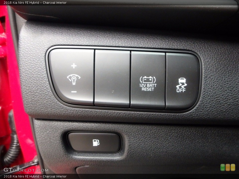 Charcoal Interior Controls for the 2018 Kia Niro FE Hybrid #123674390