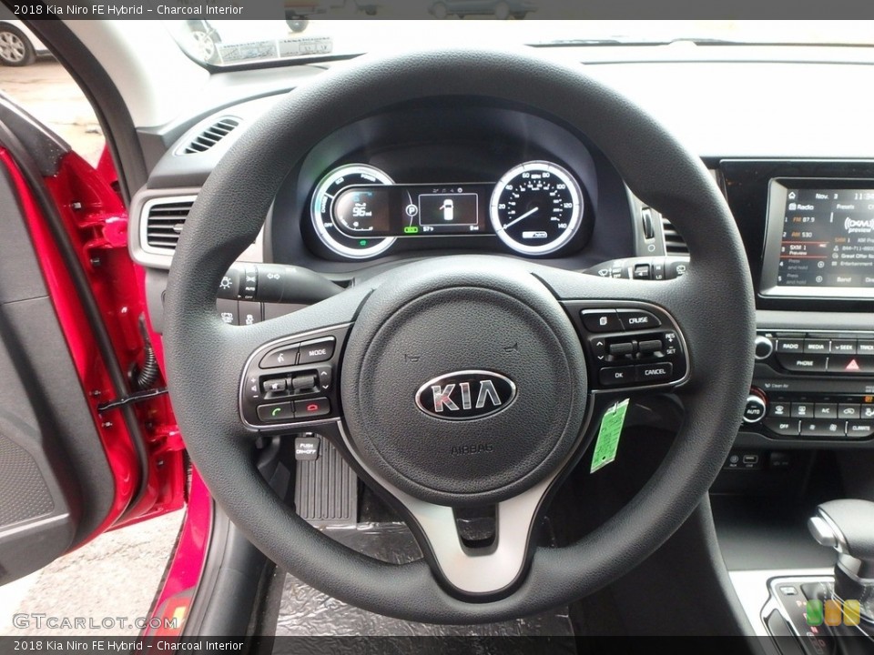 Charcoal Interior Steering Wheel for the 2018 Kia Niro FE Hybrid #123674417