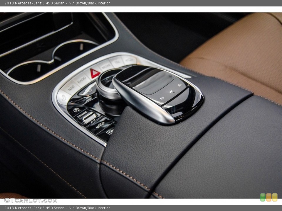 Nut Brown/Black Interior Transmission for the 2018 Mercedes-Benz S 450 Sedan #123682661