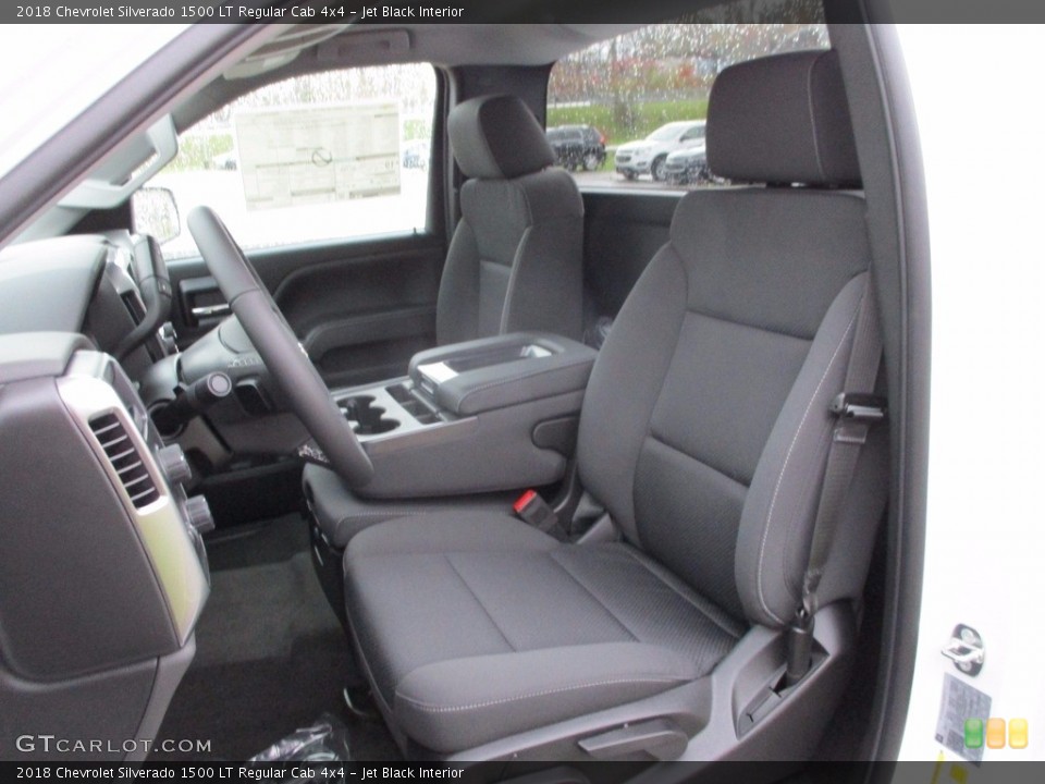 Jet Black Interior Front Seat for the 2018 Chevrolet Silverado 1500 LT Regular Cab 4x4 #123685160