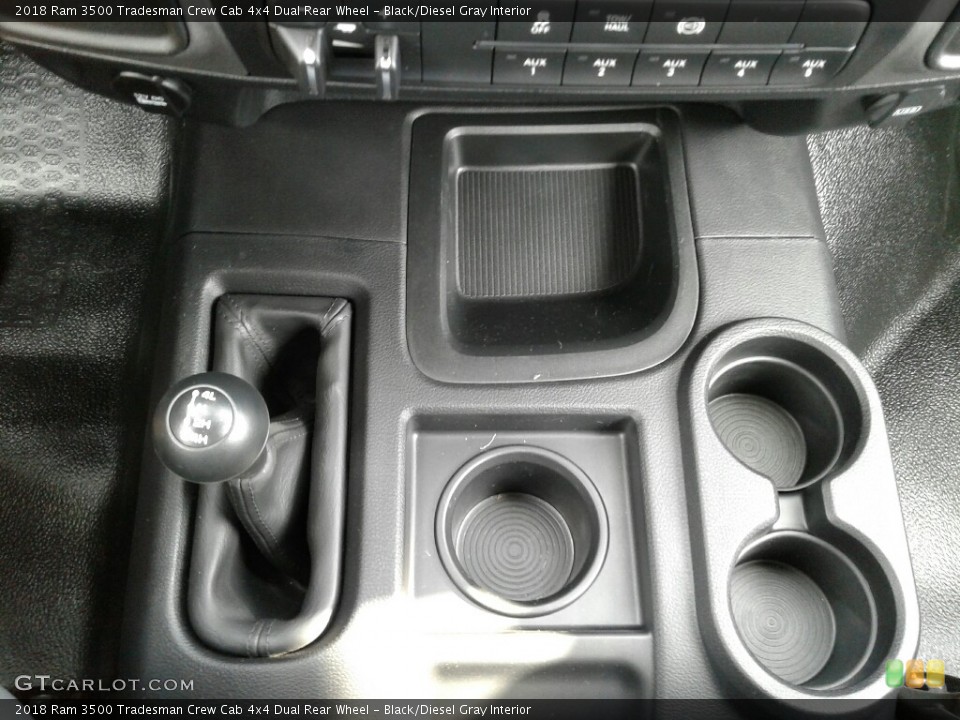 Black/Diesel Gray Interior Controls for the 2018 Ram 3500 Tradesman Crew Cab 4x4 Dual Rear Wheel #123685640