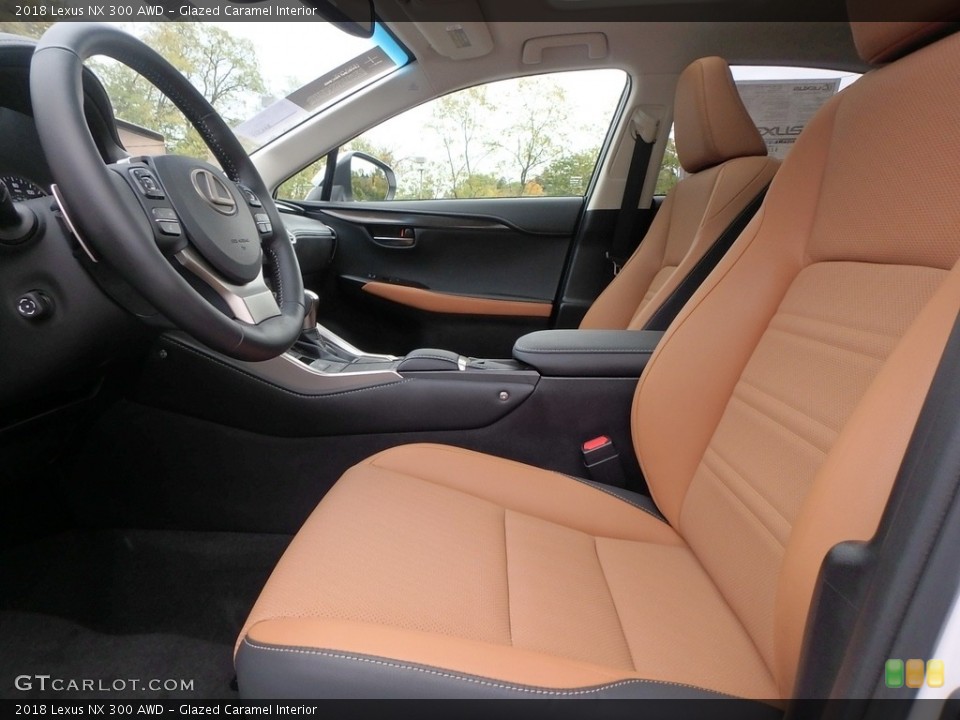 Glazed Caramel Interior Front Seat for the 2018 Lexus NX 300 AWD #123689027
