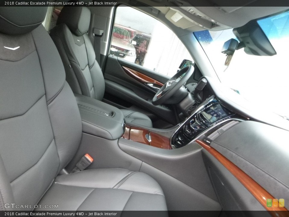 Jet Black Interior Front Seat for the 2018 Cadillac Escalade Premium Luxury 4WD #123689384