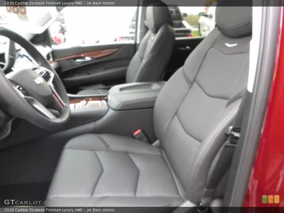 Jet Black Interior Front Seat for the 2018 Cadillac Escalade Premium Luxury 4WD #123689552