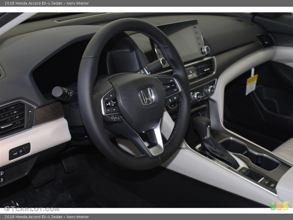 Ivory Interior Dashboard for the 2018 Honda Accord EX-L Sedan #123692753