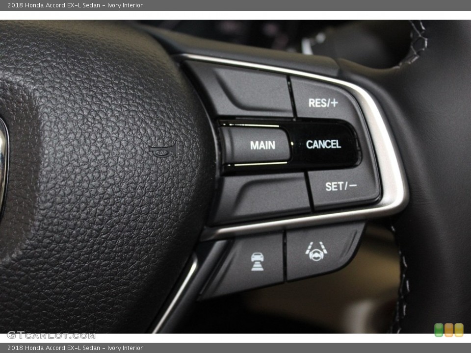 Ivory Interior Controls for the 2018 Honda Accord EX-L Sedan #123692795
