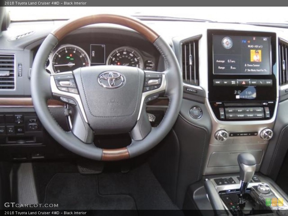 Black Interior Controls for the 2018 Toyota Land Cruiser 4WD #123698450