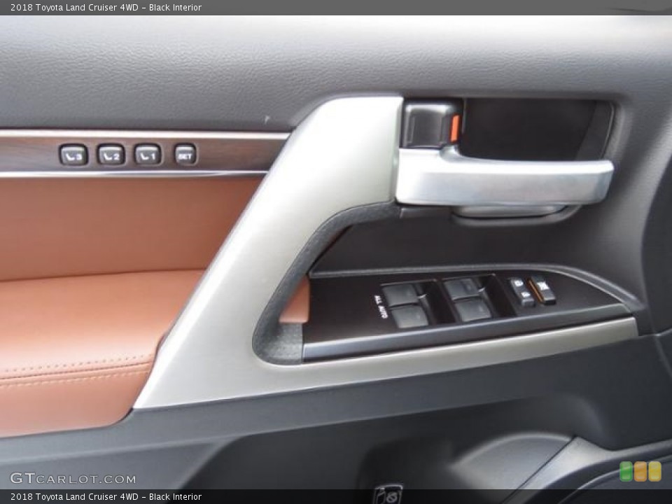 Black Interior Controls for the 2018 Toyota Land Cruiser 4WD #123698468