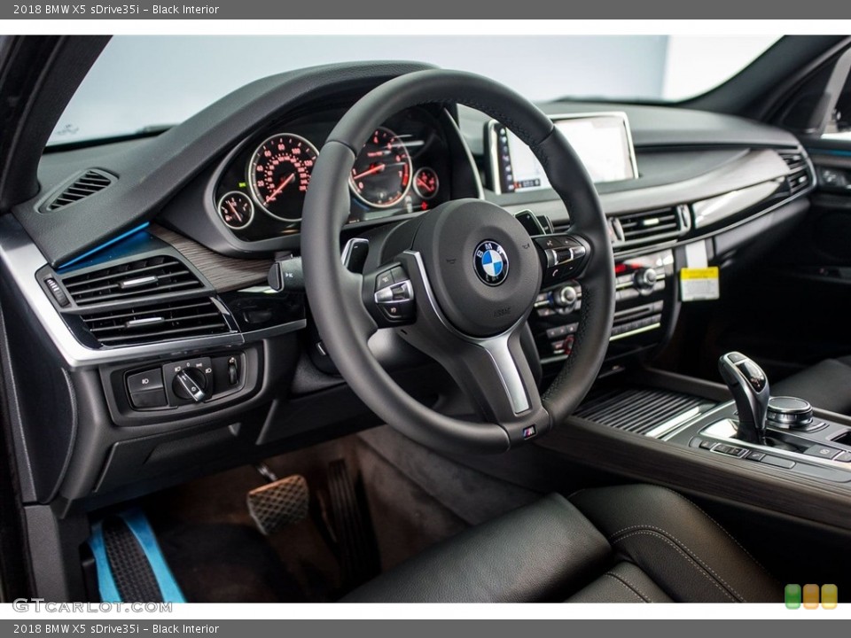Black 2018 BMW X5 Interiors