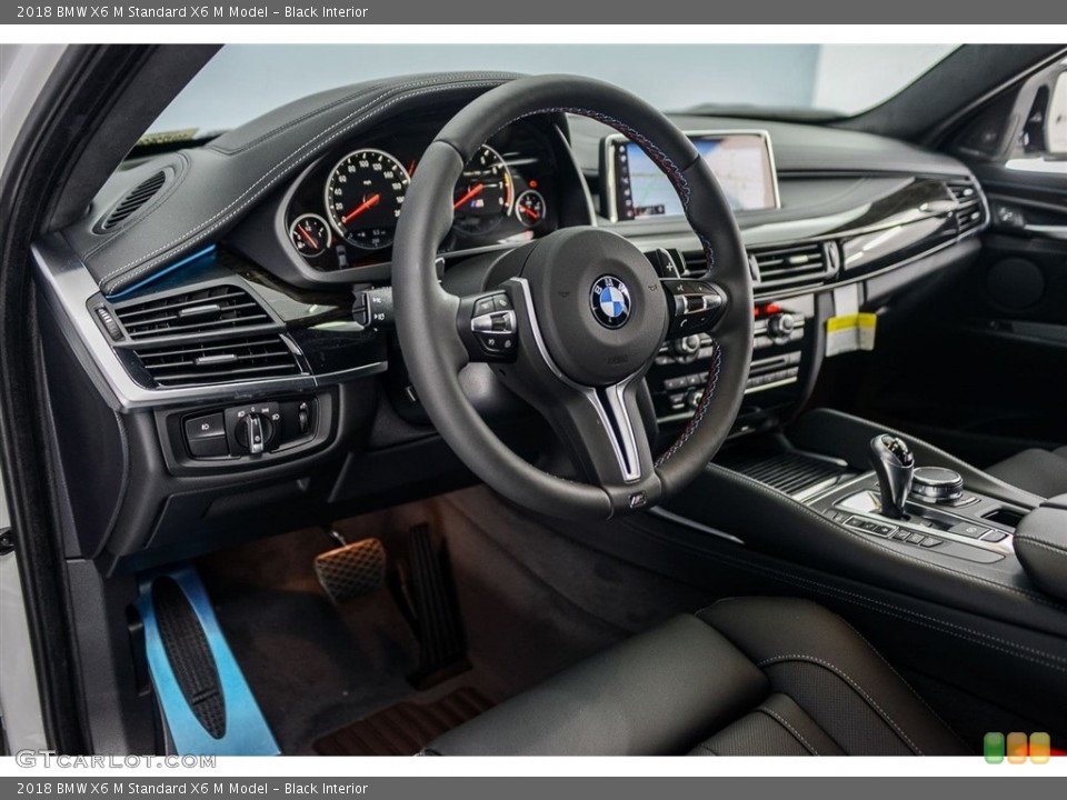 Black 2018 BMW X6 M Interiors