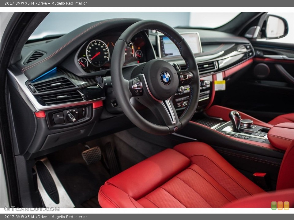Mugello Red Interior Dashboard for the 2017 BMW X5 M xDrive #123705314