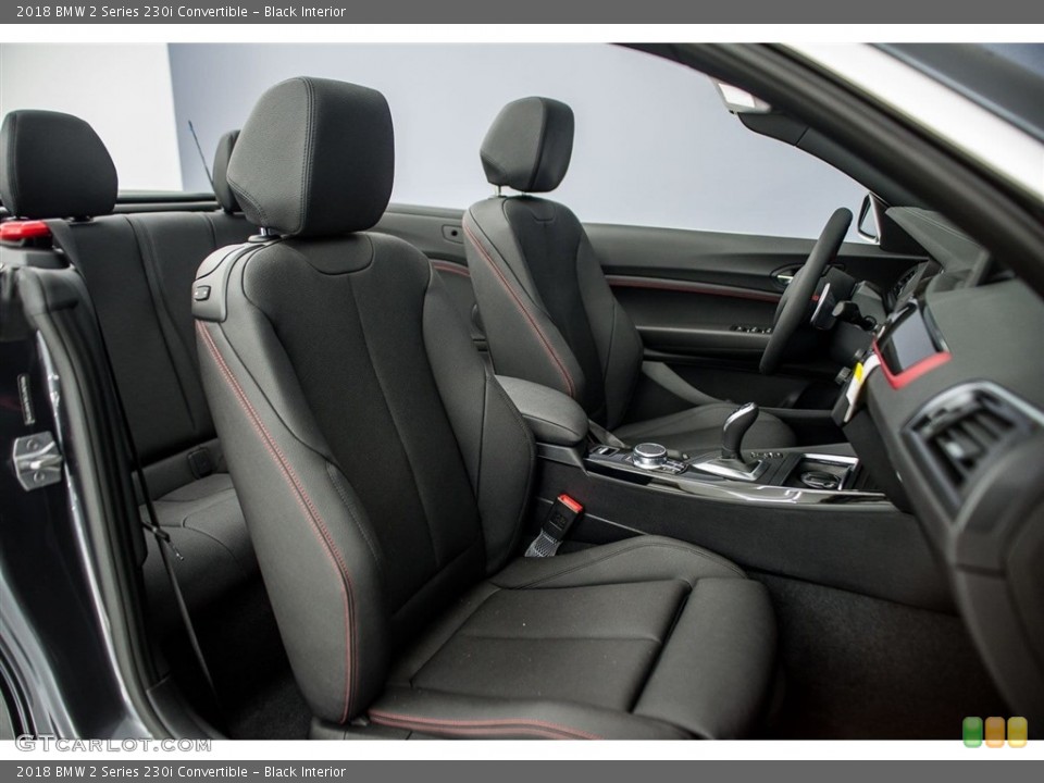Black Interior Photo for the 2018 BMW 2 Series 230i Convertible #123707783