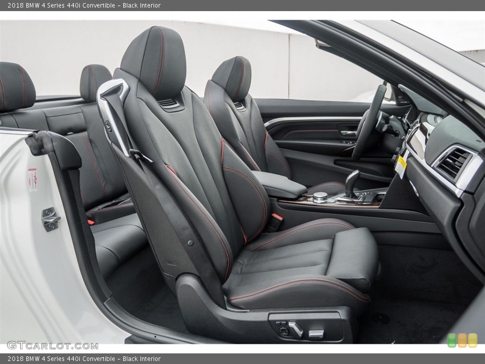 Black Interior Photo for the 2018 BMW 4 Series 440i Convertible #123708314