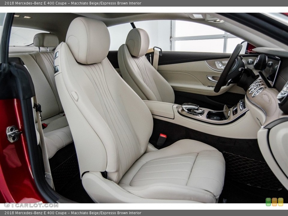 Macchiato Beige/Espresso Brown Interior Photo for the 2018 Mercedes-Benz E 400 Coupe #123715238
