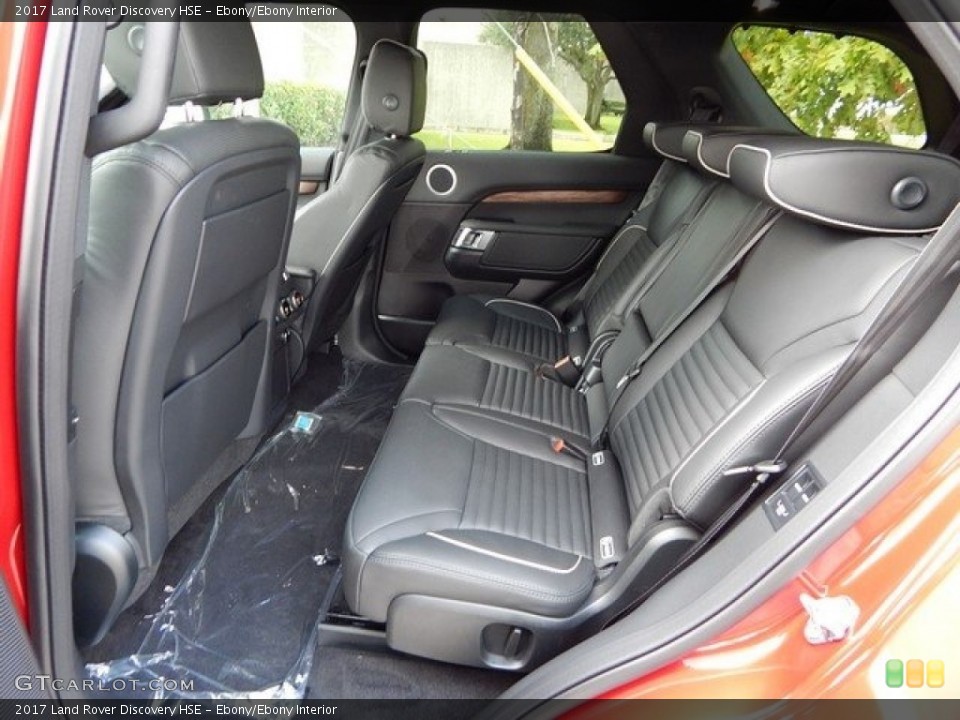 Ebony/Ebony Interior Rear Seat for the 2017 Land Rover Discovery HSE #123716265