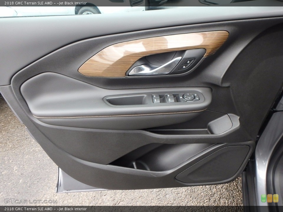 ­Jet Black Interior Door Panel for the 2018 GMC Terrain SLE AWD #123716931