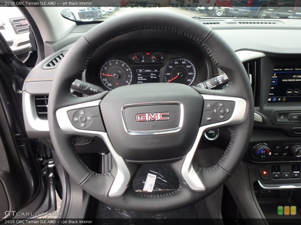 ­Jet Black Interior Steering Wheel for the 2018 GMC Terrain SLE AWD #123717035