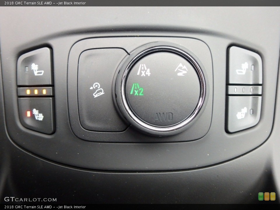 ­Jet Black Interior Controls for the 2018 GMC Terrain SLE AWD #123717060