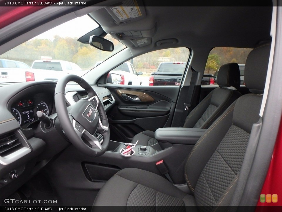 ­Jet Black Interior Front Seat for the 2018 GMC Terrain SLE AWD #123717327