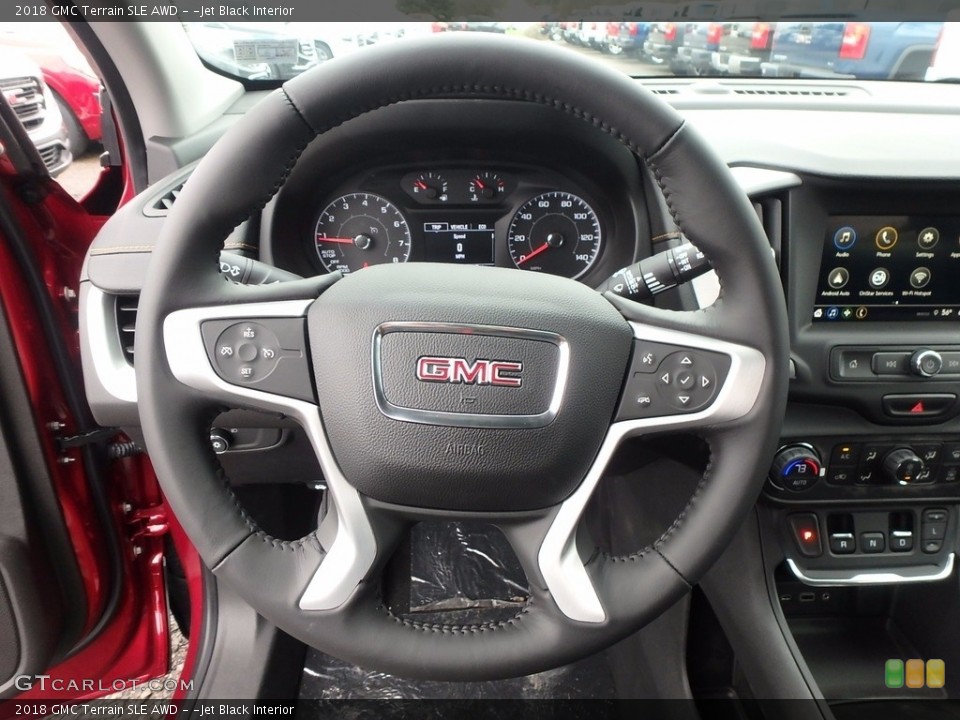 ­Jet Black Interior Steering Wheel for the 2018 GMC Terrain SLE AWD #123717459