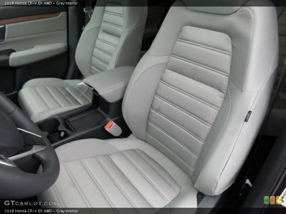 Gray Interior Front Seat for the 2018 Honda CR-V EX AWD #123728020